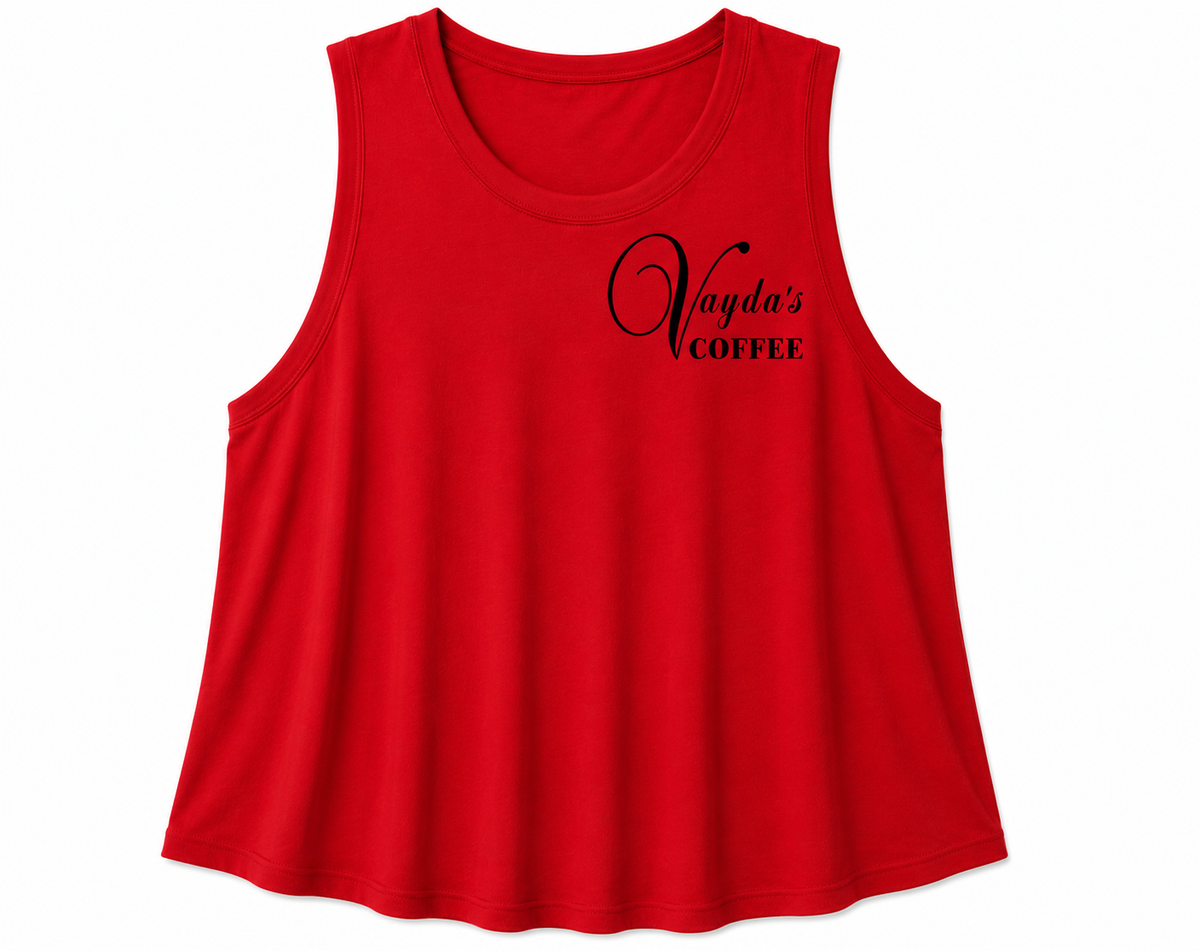 Vayda's Coffee CROPPED TANK