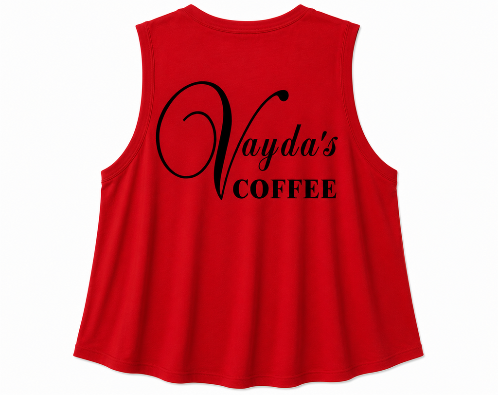 Vayda's Coffee CROPPED TANK