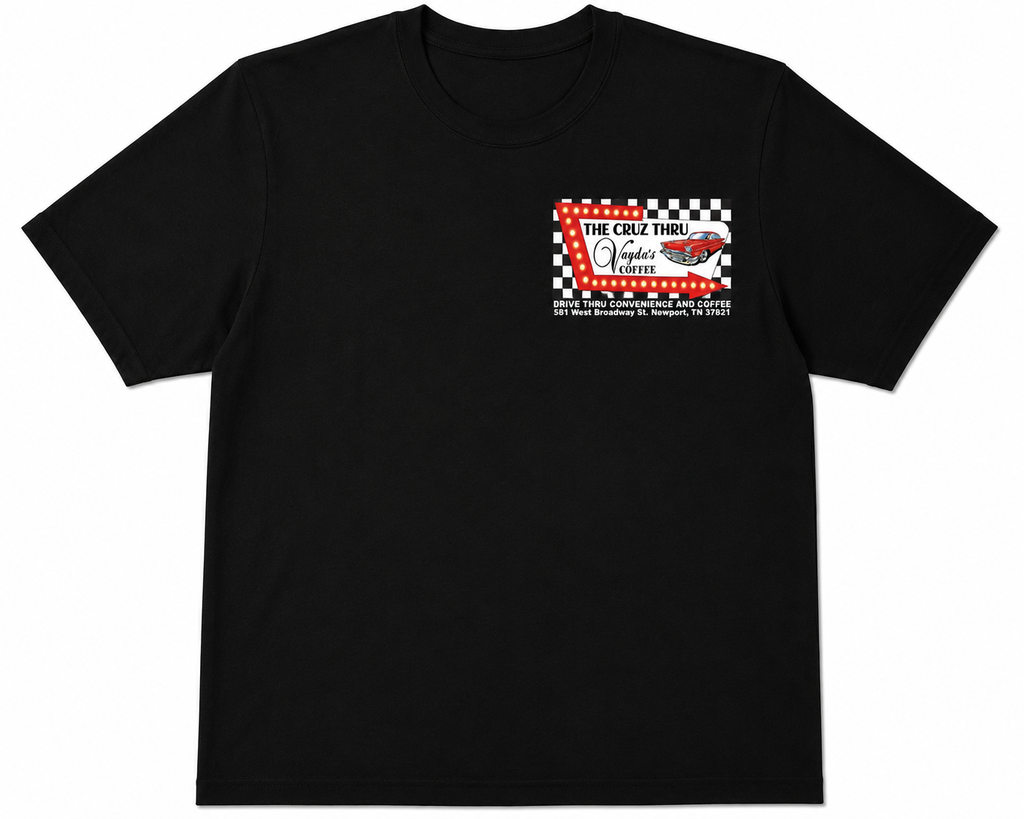 The Cruz Thru + Vayda's Coffee BASIC T-SHIRT